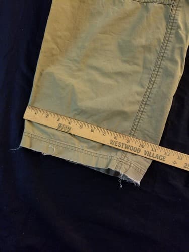 VTG Abercrombie Fitch Camo Paratroops Cargo Convertible Pants Mens XL Baggy Y2K - Thumbnail 16
