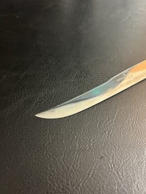 VTG 8” Dictator Tempered Stainless Steel Knife Carving Kitchen Blade Chef Slicer - Thumbnail 2