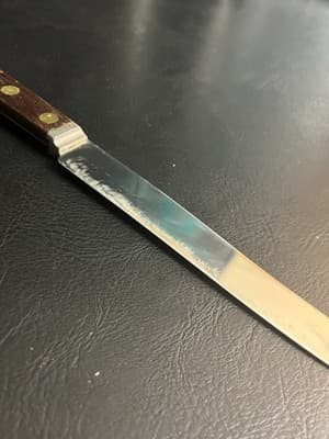 VTG 8” Dictator Tempered Stainless Steel Knife Carving Kitchen Blade Chef Slicer - Thumbnail 9