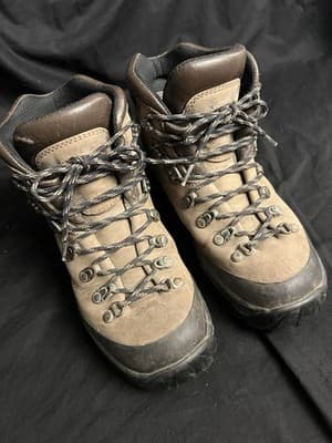 Zamberlan Gore-Tex Women’s 8 Mountaineering Boots Brown Leather Vibram Italy - Thumbnail 8