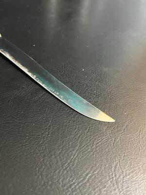 VTG 8” Dictator Tempered Stainless Steel Knife Carving Kitchen Blade Chef Slicer - Thumbnail 8