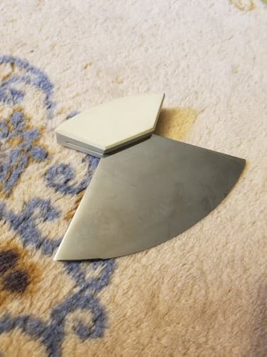 Rare Juneau Alaska Ulu Knife Handle Alaskan Vintage Sharp Chopping Blade - Thumbnail 5