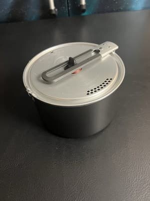 MSR 2.5 & 1.5 Liter Aluminum Nonstick Ceramic Coating Nesting Camp Cook Set Pots - Thumbnail 5