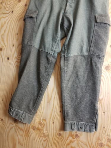 VTG 1942 Swedish WWII Army Pants Thick WOOL Sweden Military Cargo 100U 36x29 - Thumbnail 3