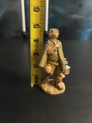 VTG FONTANINI Nativity Depose ITALY 1987 SIMONETTI 144 Boy DAVID Lantern 5" - Thumbnail 11