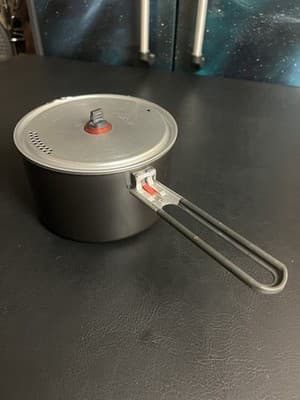 MSR 2.5 & 1.5 Liter Aluminum Nonstick Ceramic Coating Nesting Camp Cook Set Pots - Thumbnail 3