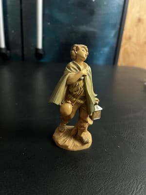 VTG FONTANINI Nativity Depose ITALY 1987 SIMONETTI 144 Boy DAVID Lantern 5" - Thumbnail 6