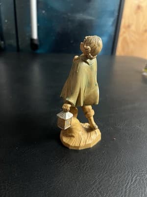 VTG FONTANINI Nativity Depose ITALY 1987 SIMONETTI 144 Boy DAVID Lantern 5" - Thumbnail 3