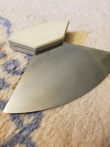 Rare Juneau Alaska Ulu Knife Handle Alaskan Vintage Sharp Chopping Blade - Thumbnail 6