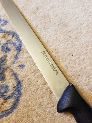 J.A. HENCKELS ZWILLING 12" Bread Serrated Slicer 32102-306 Knife Spain Black - Thumbnail 3