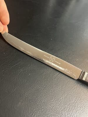 VTG 8” Dictator Tempered Stainless Steel Knife Carving Kitchen Blade Chef Slicer - Thumbnail 6