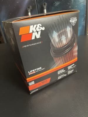 K&N RU-1041 Universal 6” Flange Clamp-On High-Flow Air Filter Free Shipping NEW - Thumbnail 8