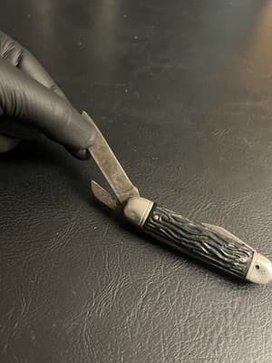 VTG Colonial Prov USA Forest Master Camp Knife Pocket Multi Tool *1 Broken Blade - Thumbnail 13