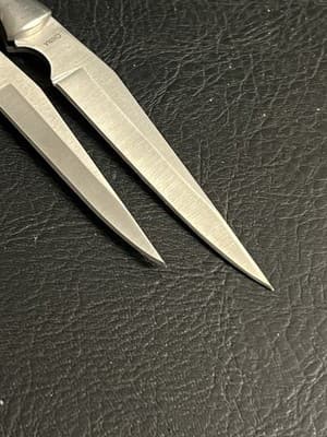 Lot of 2 Skinny Defender Xtreme 5248 Folding Pocket Knives Wood Handle Knife - Thumbnail 11
