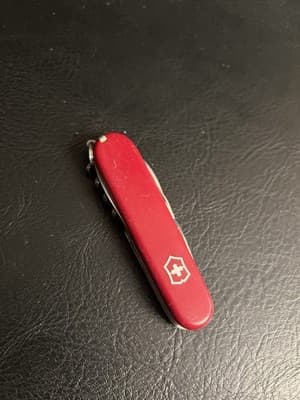 Vtg Victorinox Swiss Army Knife Officer Suisse 6 Blade Rostfrei *Chipped Blade - Thumbnail 20