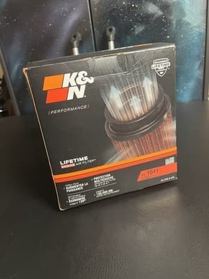 K&N RU-1041 Universal 6” Flange Clamp-On High-Flow Air Filter Free Shipping NEW - Thumbnail 7