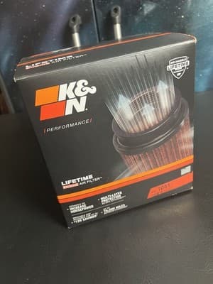 K&N RU-1041 Universal 6” Flange Clamp-On High-Flow Air Filter Free Shipping NEW - Thumbnail 9
