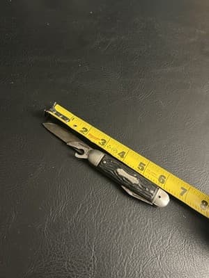 VTG Colonial Prov USA Forest Master Camp Knife Pocket Multi Tool *1 Broken Blade - Thumbnail 15
