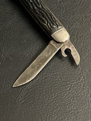 VTG Colonial Prov USA Forest Master Camp Knife Pocket Multi Tool *1 Broken Blade - Thumbnail 10