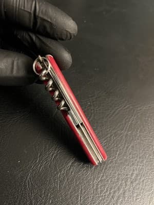 Vtg Victorinox Swiss Army Knife Officer Suisse 6 Blade Rostfrei *Chipped Blade - Thumbnail 15