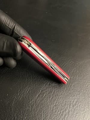 Vtg Victorinox Swiss Army Knife Officer Suisse 6 Blade Rostfrei *Chipped Blade - Thumbnail 14
