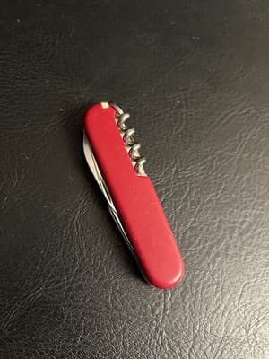 Vtg Victorinox Swiss Army Knife Officer Suisse 6 Blade Rostfrei *Chipped Blade - Thumbnail 18