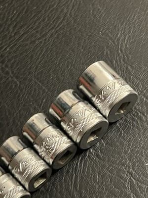 RARE Yellow Handle S-K TOOLS 40954 1/4" Drive Hand Socket 10-pc Set SK Case SAE - Thumbnail 9