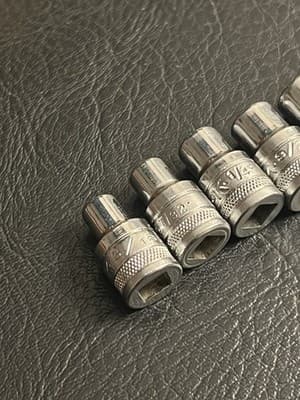 RARE Yellow Handle S-K TOOLS 40954 1/4" Drive Hand Socket 10-pc Set SK Case SAE - Thumbnail 6
