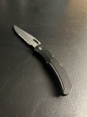 Gerber USA 450 EZ Out Lockback Folding Pocket Knife Black Lightweight - Thumbnail 5