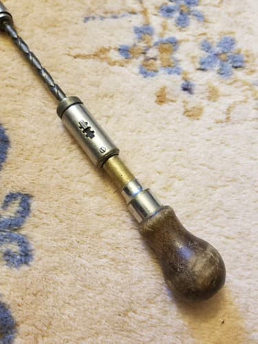 Vintage Yankee North Bros MFG Co Spiral Ratchet Screwdriver USA Antique - Image 1