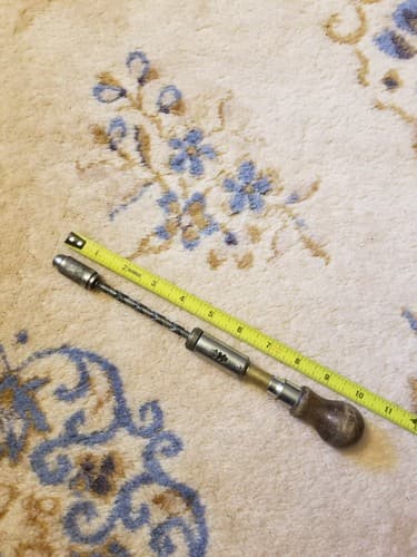 Vintage Yankee North Bros MFG Co Spiral Ratchet Screwdriver USA Antique - Thumbnail 12