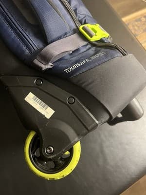 Pacsafe TourSafe EXP21 Anti-Theft Wheeled Carry-On Travel Suitcase Blue /Green - Thumbnail 9
