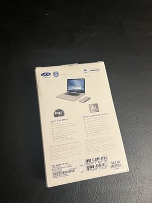 NEW LaCie Porsche Design Mobile Drive 2TB USB-3.0 USB-2.0 External Hard Drive - Thumbnail 3