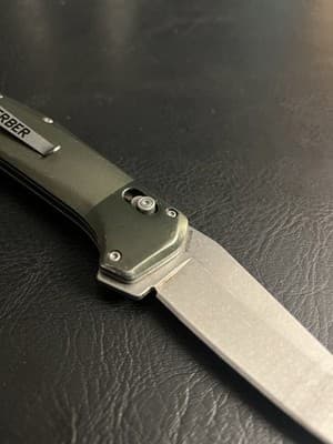 Gerber Gear Highbrow Folding Pocket Knife Blade AO Fold 8970820a Assisted Flip - Thumbnail 3