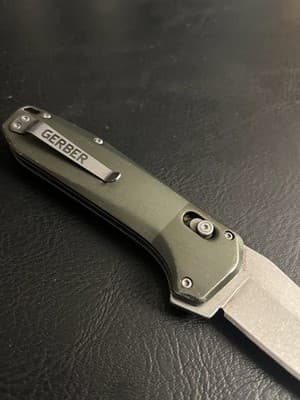 Gerber Gear Highbrow Folding Pocket Knife Blade AO Fold 8970820a Assisted Flip - Thumbnail 5