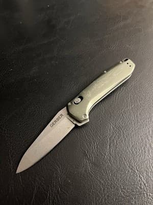 Gerber Gear Highbrow Folding Pocket Knife Blade AO Fold 8970820a Assisted Flip - Thumbnail 7