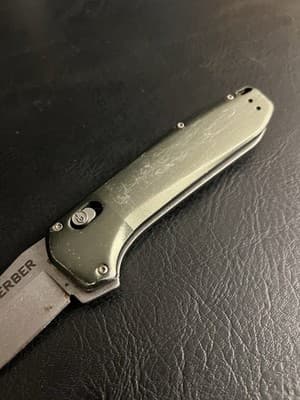 Gerber Gear Highbrow Folding Pocket Knife Blade AO Fold 8970820a Assisted Flip - Thumbnail 10