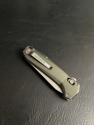 Gerber Gear Highbrow Folding Pocket Knife Blade AO Fold 8970820a Assisted Flip - Thumbnail 16