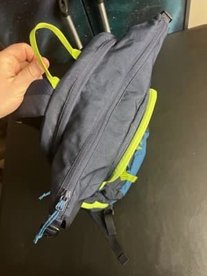 Patagonia Jalama 28L Backpack Blue Neon Green Travel Bag Padded Laptop Daypack - Thumbnail 6