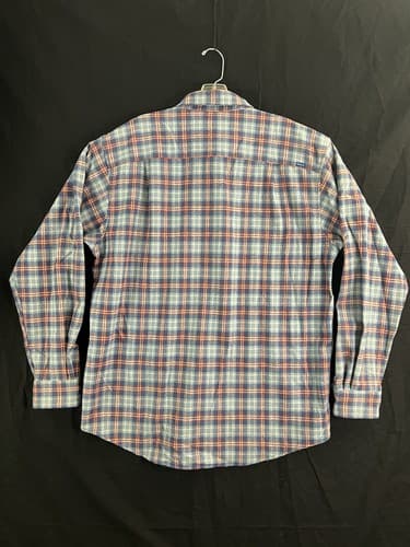 Pendleton Lodge Wool Button Shirt Men’s XL Blue Red Plaid Fitted - Chest Pocket - Thumbnail 6