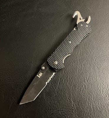 HK Heckler & Koch H&K Ghost 3.0 ComboEdge Benchmade Pocket Knife Seatbelt Window - Image 1