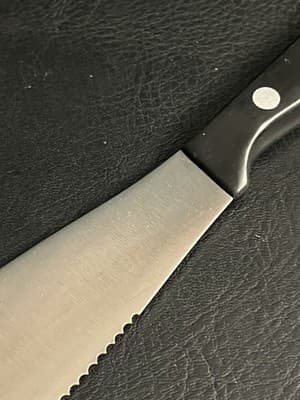 Wusthof Gourmet 2801 5" Serrated Spatula Spreader Bagel Knife Germany - Thumbnail 4