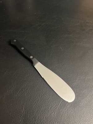 Wusthof Gourmet 2801 5" Serrated Spatula Spreader Bagel Knife Germany - Thumbnail 6