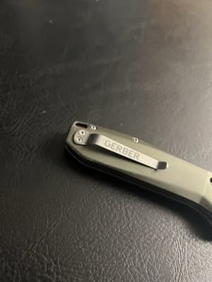 Gerber Gear Highbrow Folding Pocket Knife Blade AO Fold 8970820a Assisted Flip - Thumbnail 6