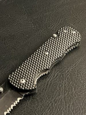 HK Heckler & Koch H&K Ghost 3.0 ComboEdge Benchmade Pocket Knife Seatbelt Window - Thumbnail 6