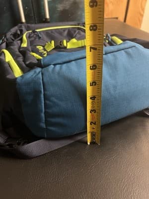 Patagonia Jalama 28L Backpack Blue Neon Green Travel Bag Padded Laptop Daypack - Thumbnail 11