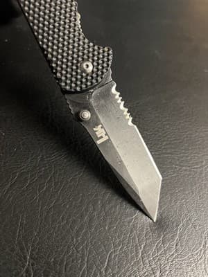 HK Heckler & Koch H&K Ghost 3.0 ComboEdge Benchmade Pocket Knife Seatbelt Window - Thumbnail 4