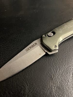 Gerber Gear Highbrow Folding Pocket Knife Blade AO Fold 8970820a Assisted Flip - Thumbnail 9