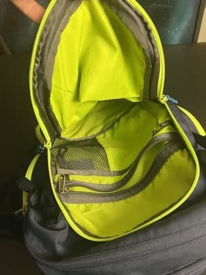 Patagonia Jalama 28L Backpack Blue Neon Green Travel Bag Padded Laptop Daypack - Thumbnail 12