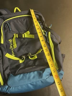 Patagonia Jalama 28L Backpack Blue Neon Green Travel Bag Padded Laptop Daypack - Thumbnail 10